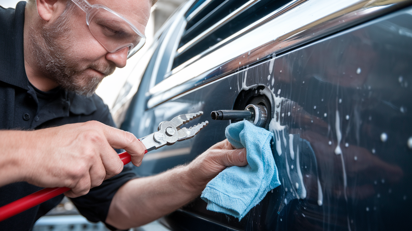 how to replace windshield washer nozzle for 21013 jeep patriot​