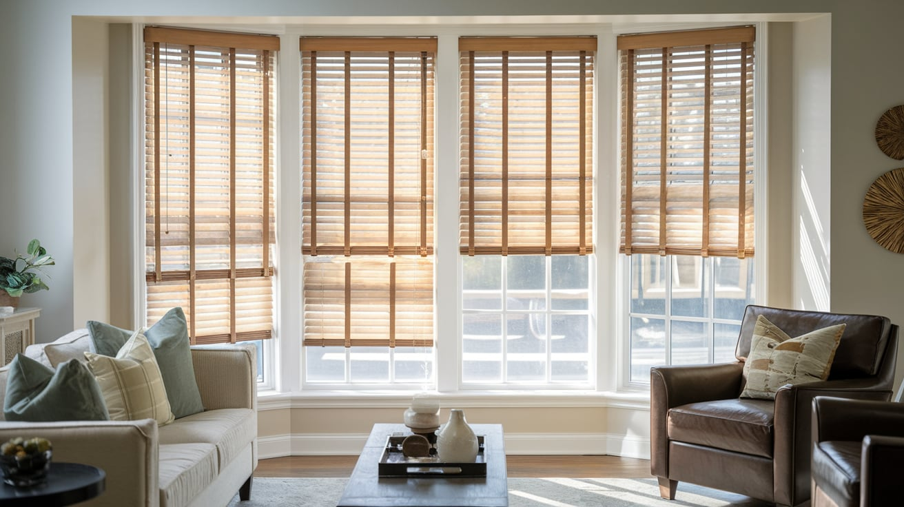 32 inch wooden blinds -faux