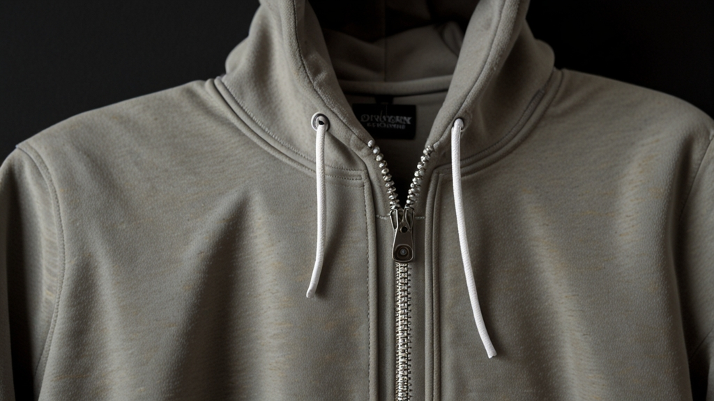 Hoodie with Zipper Nubby